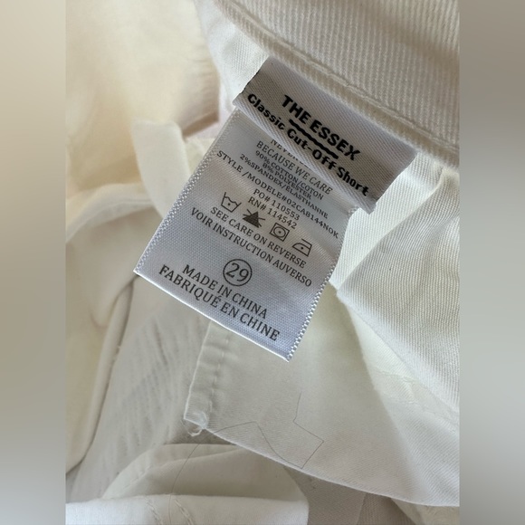 Blank NYC distressed cut off white denim jean shorts size 29 - Picture 10 of 10